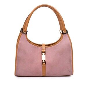 Pre-Loved Gucci Suede Jackie Bardot Handbag